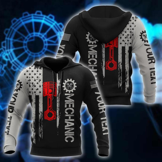 Personalized Mechanic 3D All Over Printed Shirts For Men And Women TN