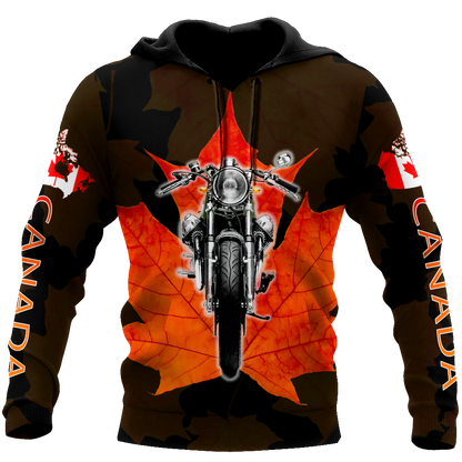 Canada Motorcycle 3D Hoodie HHT29072001-LAM-Apparel-LAM-Hoodie-S-Vibe Cosy™