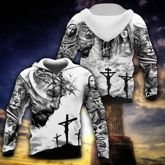 Premium Christian Jesus 3D All Over Printed Unisex Shirts - Amaze Style™-Apparel