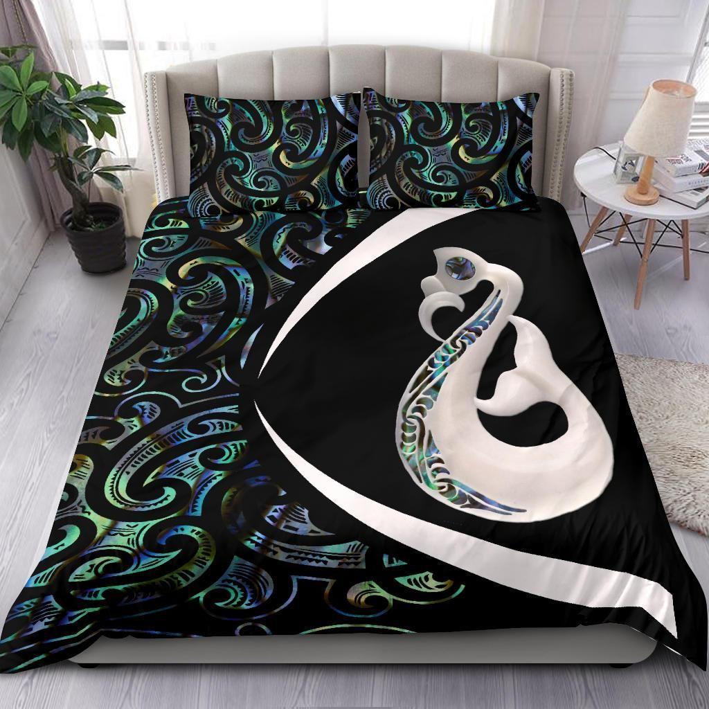 New Zealand Maori Manaia Paua Shell Bedding Set