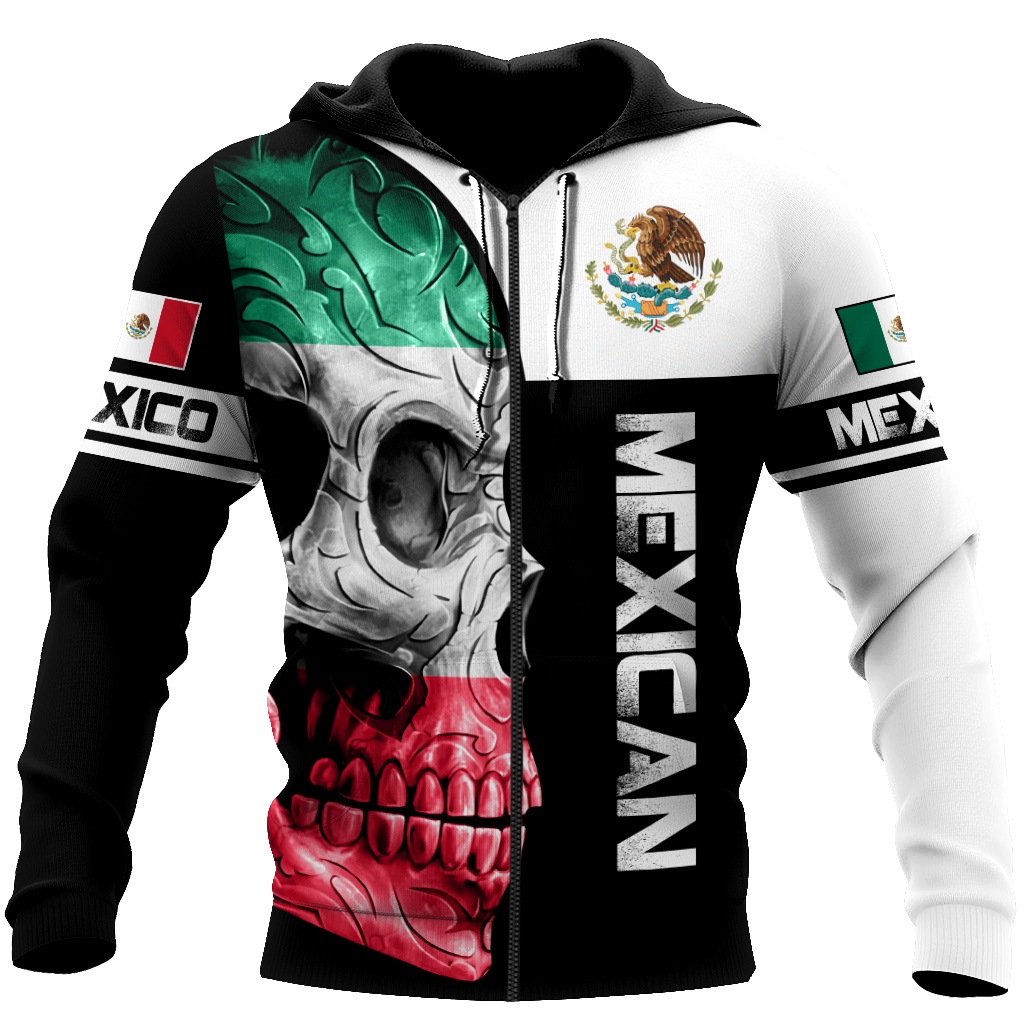 Mexican Skull 3D All Over Printed Unisex Shirts