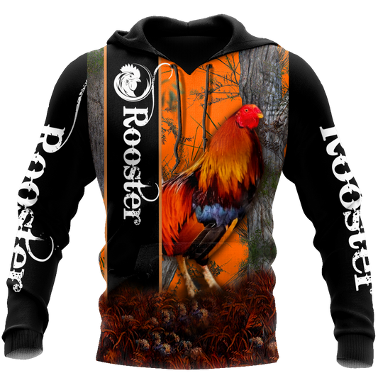 Premium Red Rooster Camo 3D All Over Printed Unisex Shirts