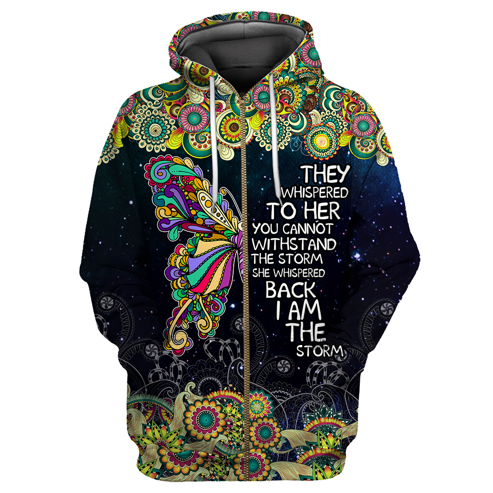 I Am The Storm-Butterfly Combo 3D All Over Print Shirts DQB08032007S