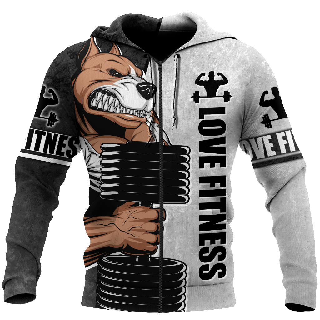 Premium Love Fitness 3d All Over Printed