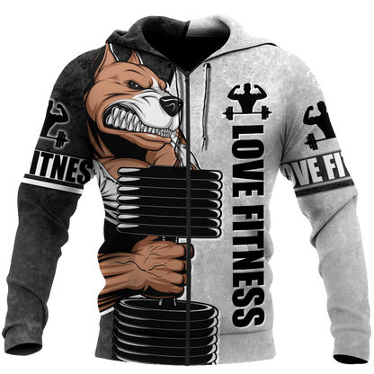 Premium Love Fitness 3d All Over Printed