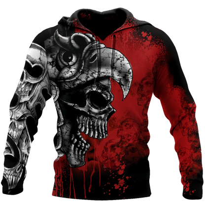 Love Skull 3D all over printed for man and women QB06102001