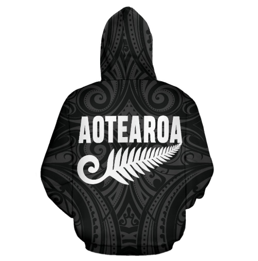 New Zealand - Aotearoa Maori Koru Silver Fern Th9 - Amaze Style™-Apparel