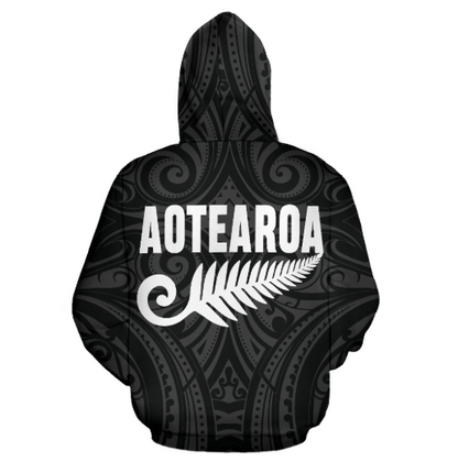 New Zealand - Aotearoa Maori Koru Silver Fern Th9 - Amaze Style™-Apparel
