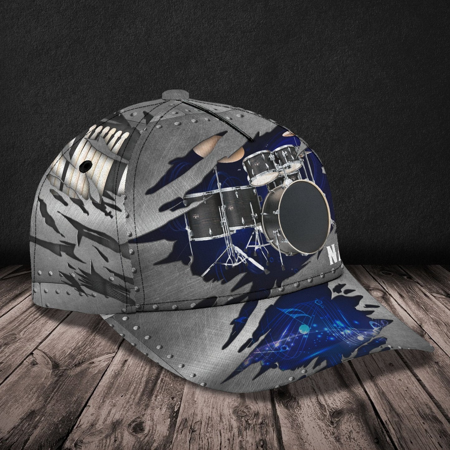 Personalized Drum 3D Printed Cap