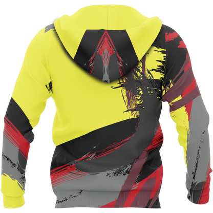 Australia Brush Athletic Style Aboriginal Colors Pullover Hoodie PL - Amaze Style™-Apparel