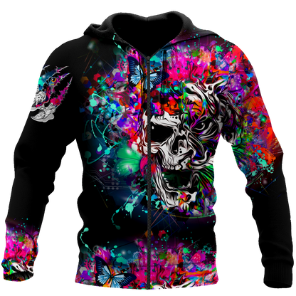 Love Skull animal full color 3D all over printed for man and women QB06092002