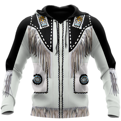 Cowboy Jacket No4 Cosplay 3D Over Printed Unisex Deluxe Hoodie ML