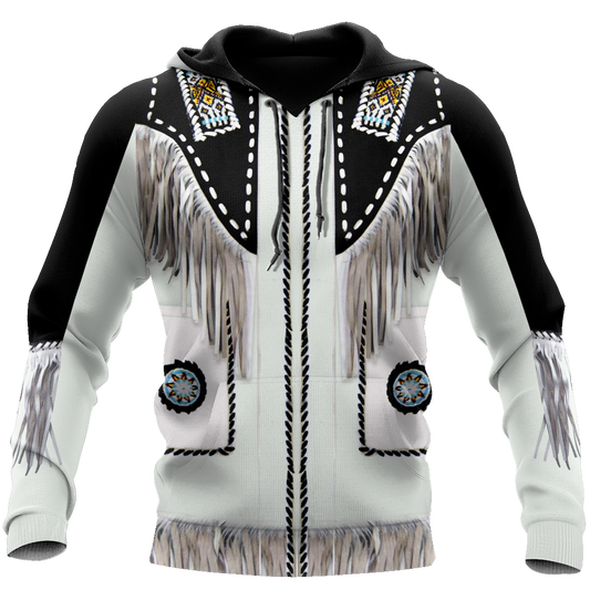 Cowboy Jacket No4 Cosplay 3D Over Printed Unisex Deluxe Hoodie ML