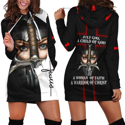 July Girl - I Am A Daughter Of God 3D All Over Printed Unisex Hoodie