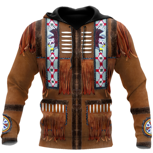 Cowboy Jacket No5 Cosplay 3D Over Printed Unisex Deluxe Hoodie ML