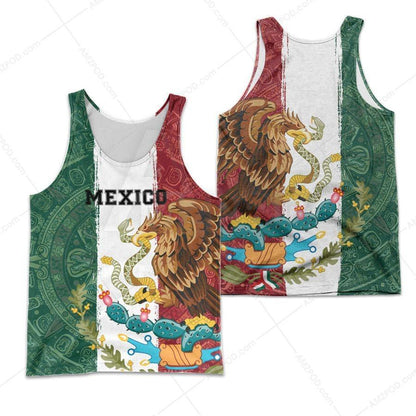 Mexico 3D All Over Printed Shirts For Men and Women