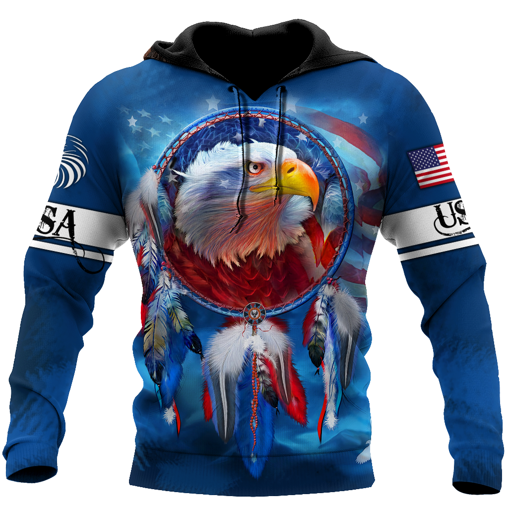 Eagle American Flag 3D All Over Printed Shirts For Men & Women - Amaze Style™-Apparel