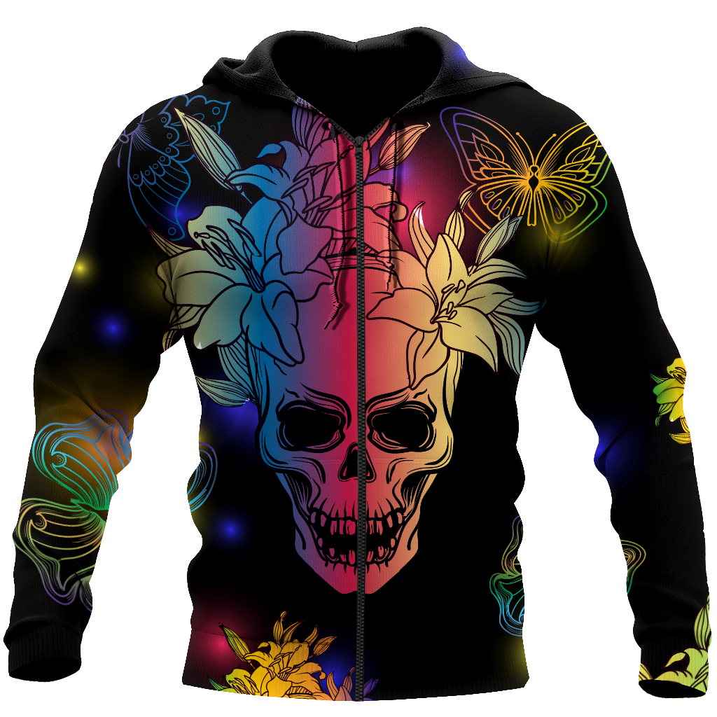 Love Skull 3D all over printed for man and women