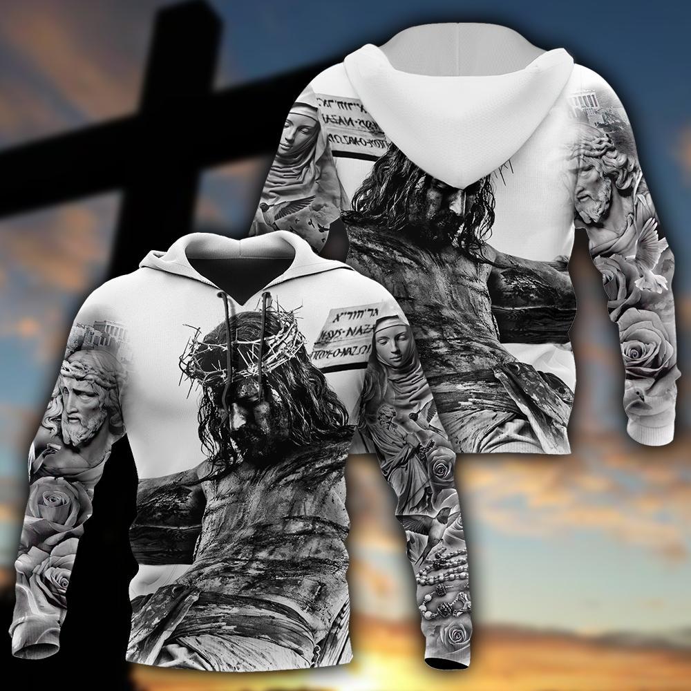 Jesus Tattoo 3D All Over Printed Shirts For Men and Women AM130501 - Amaze Style™-Apparel