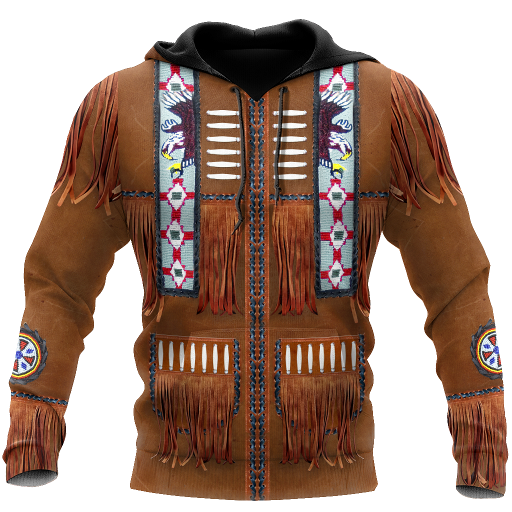 Cowboy Jacket No1 Cosplay 3D Over Printed Unisex Deluxe Hoodie ML