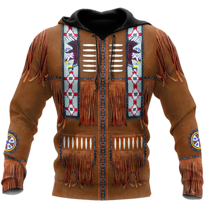 Cowboy Jacket No1 Cosplay 3D Over Printed Unisex Deluxe Hoodie ML
