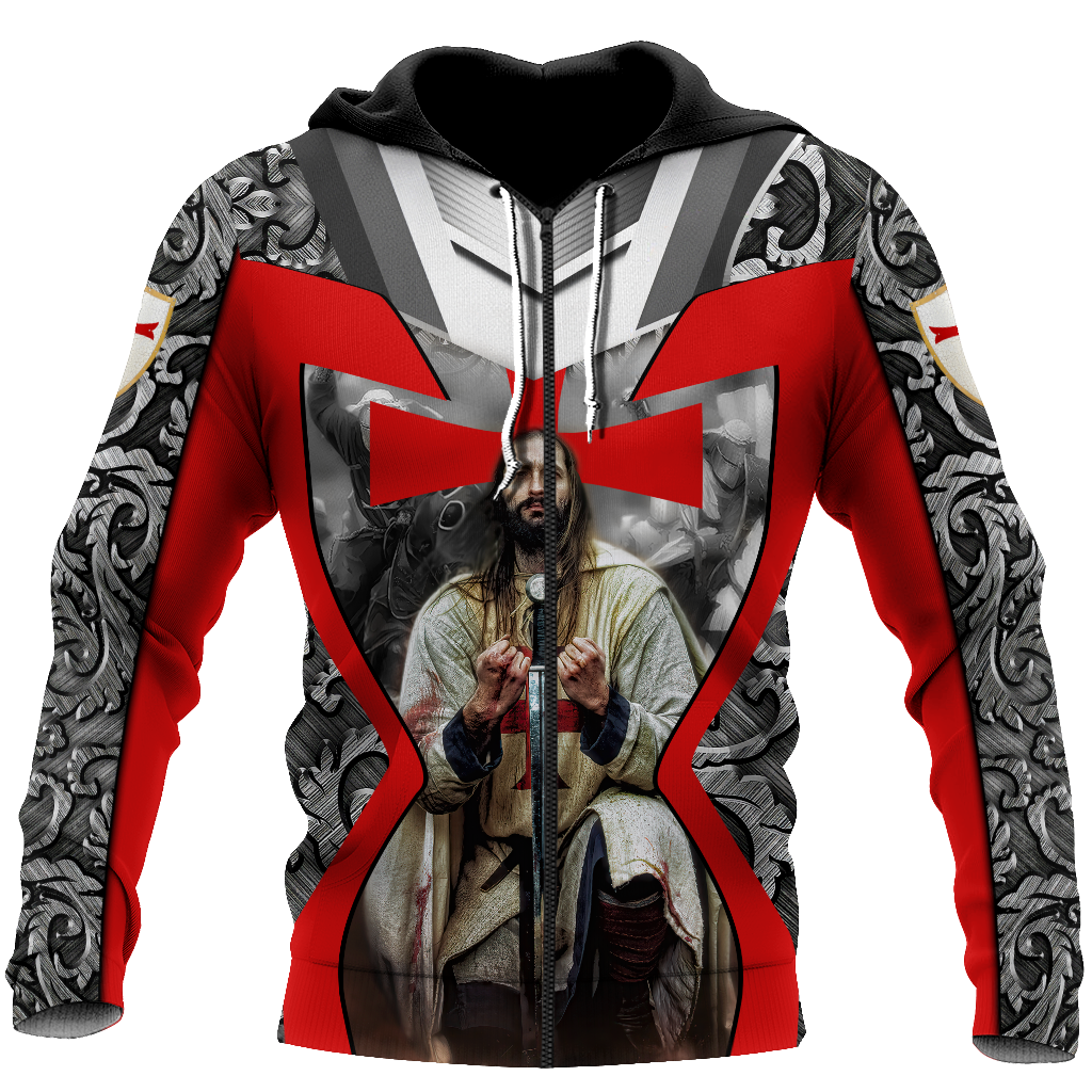 Knights Templar 3D all over printed for men and women PL19082001