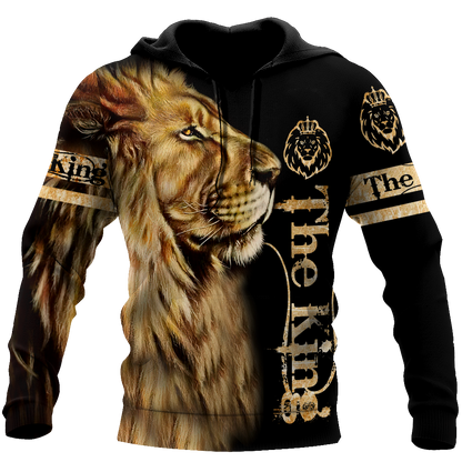 King Lion Over Printed Hoodie TP