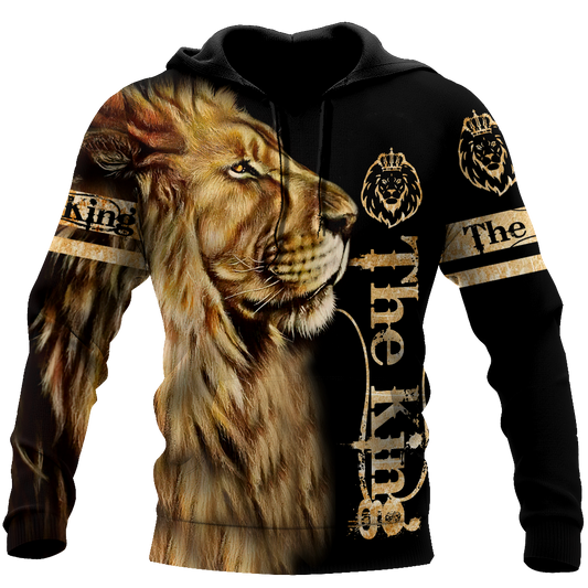 King Lion Over Printed Hoodie TP