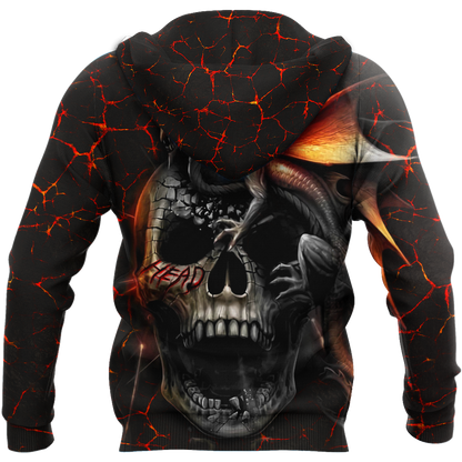 Skull dragon 3D all over printed for man and women QB06162003