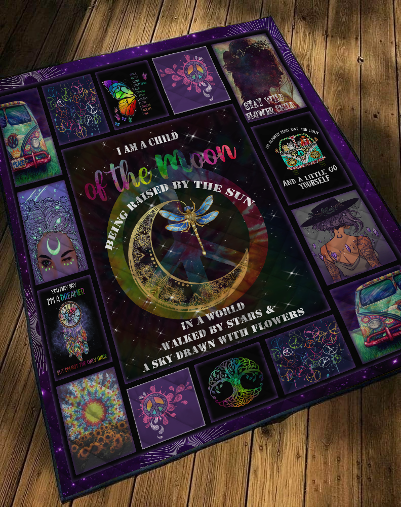 Child Of The Moon Raised By The Sun Quilt MEI