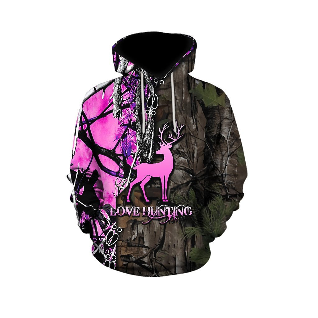 Love Hunting Combo Hoodie And Legging Outfit For Women LAM20180802-LAM