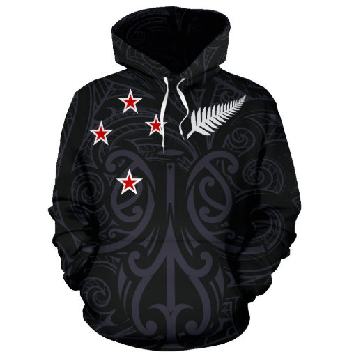 New Zealand - Maori Mask Pullover Hoodie A0 - Amaze Style™-Apparel
