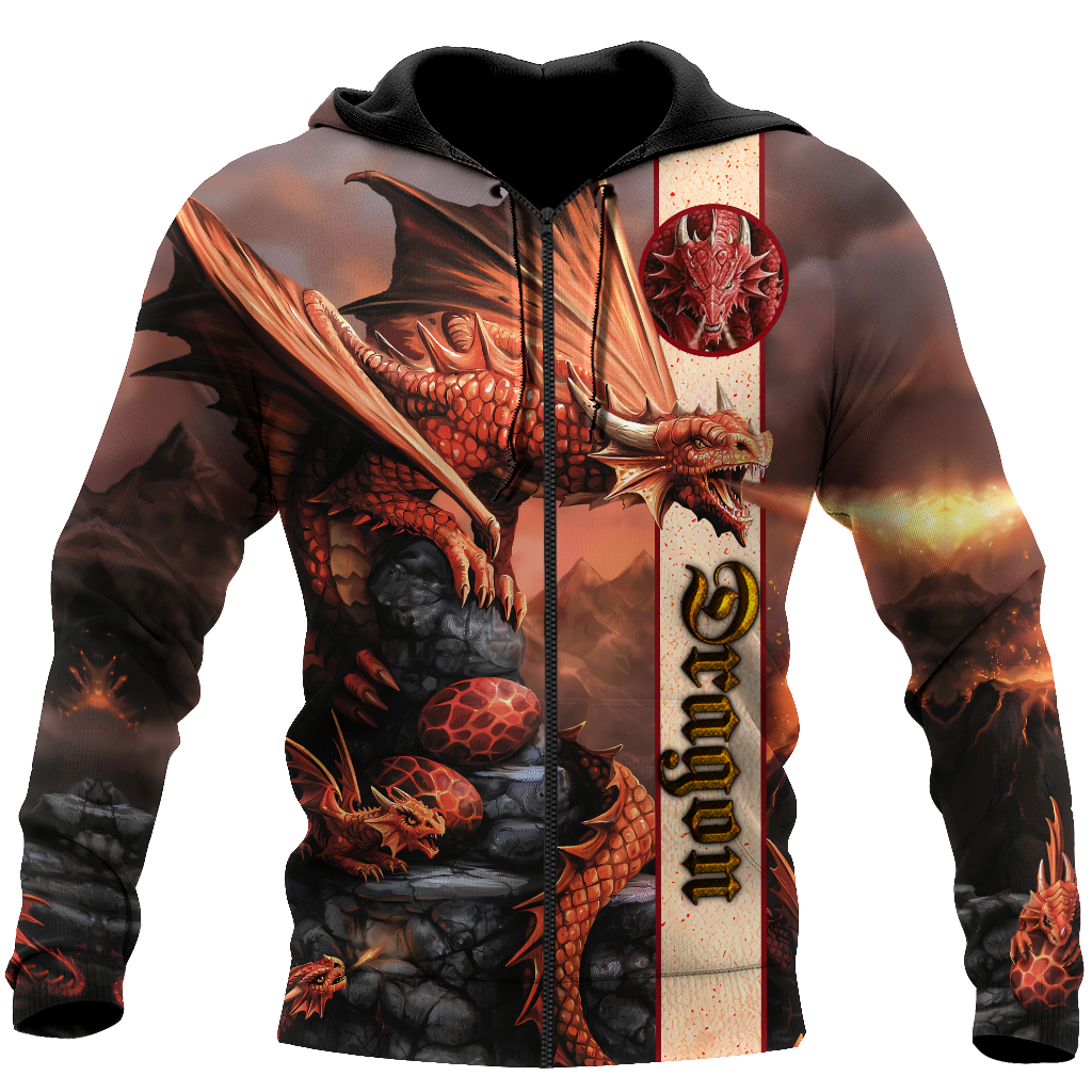 Dragon 3D All Over Printed Shirts For Men and Women TA0820204