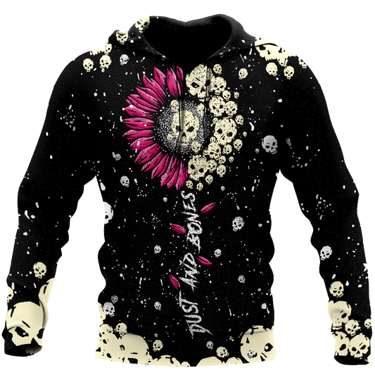 Love Sun Flower And Skull 3D all over for man and women QB05162002 - Amaze Style™-Apparel