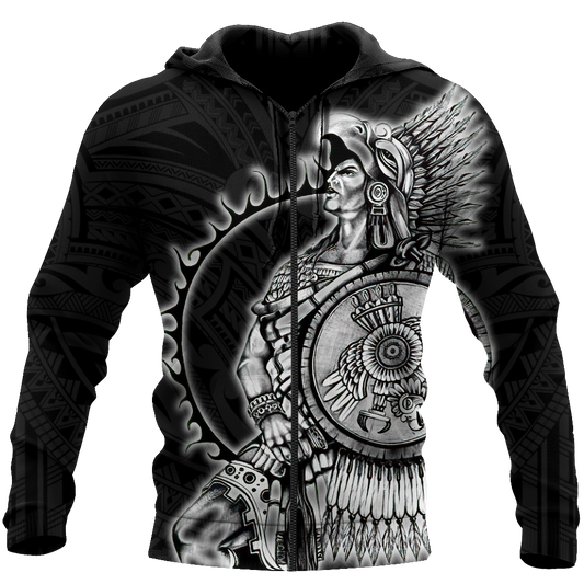 Mexican Aztec Warrior 3D All Over Printed Shirts DQB07162001