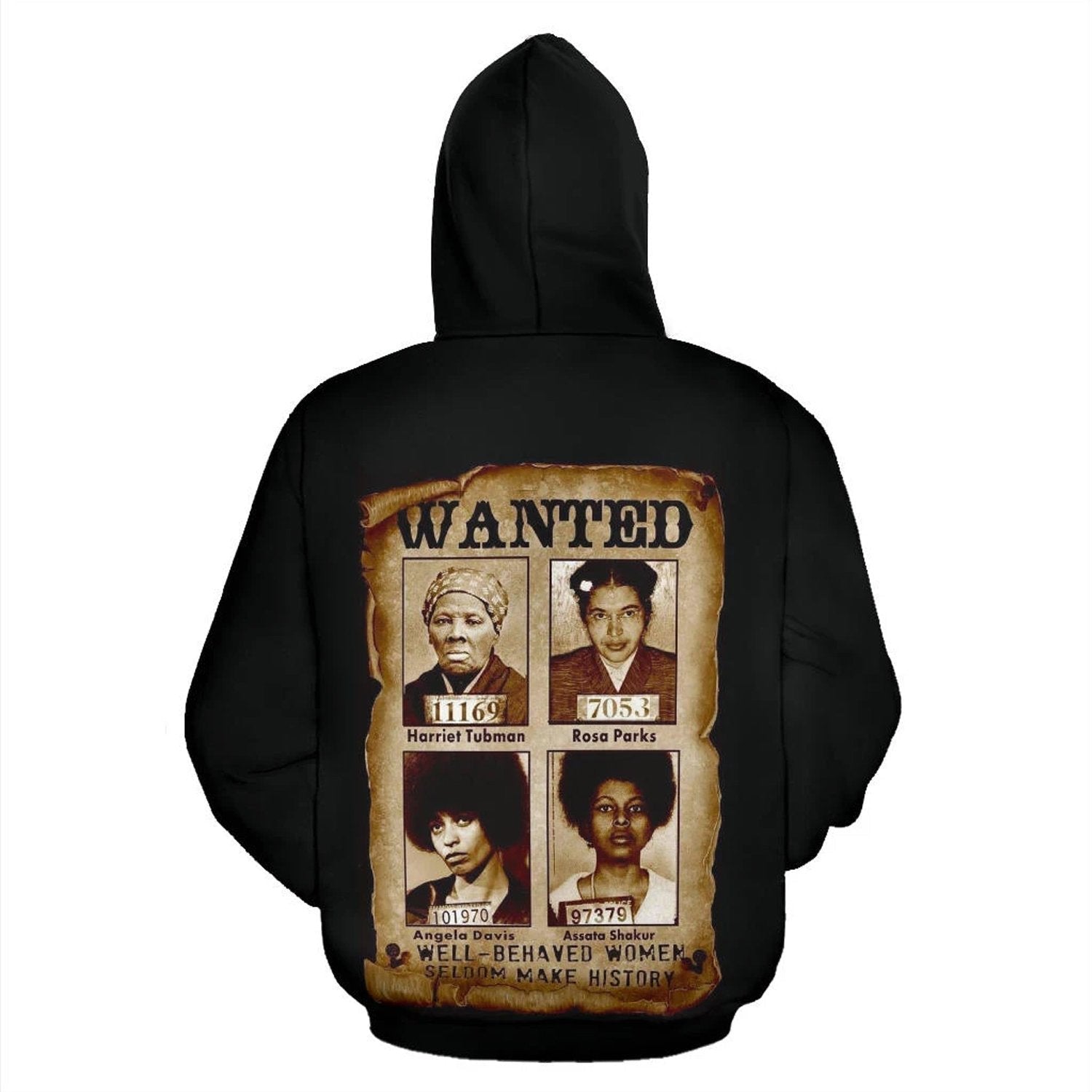 African Zip-Up Hoodie - Civil Women Rights Leaders - Amaze Style™-ALL OVER PRINT ZIP HOODIES