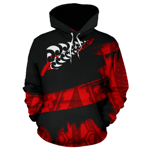 New Zealand Maori Pattern All Over Hoodie 02 JT6 - Amaze Style™-Apparel