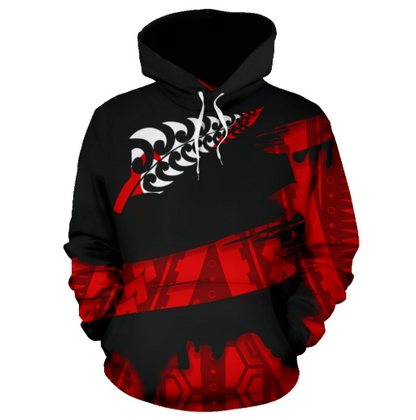 New Zealand Maori Pattern All Over Hoodie 02 JT6 - Amaze Style™-Apparel