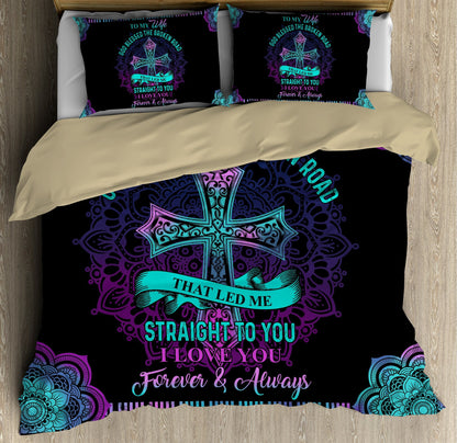 God Blessed The Broken Road Bedding Set MP07082003S