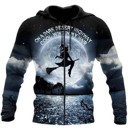 On A Dark Desert Highway Halloween 3D All Over Printed Shirts For Men and Women
