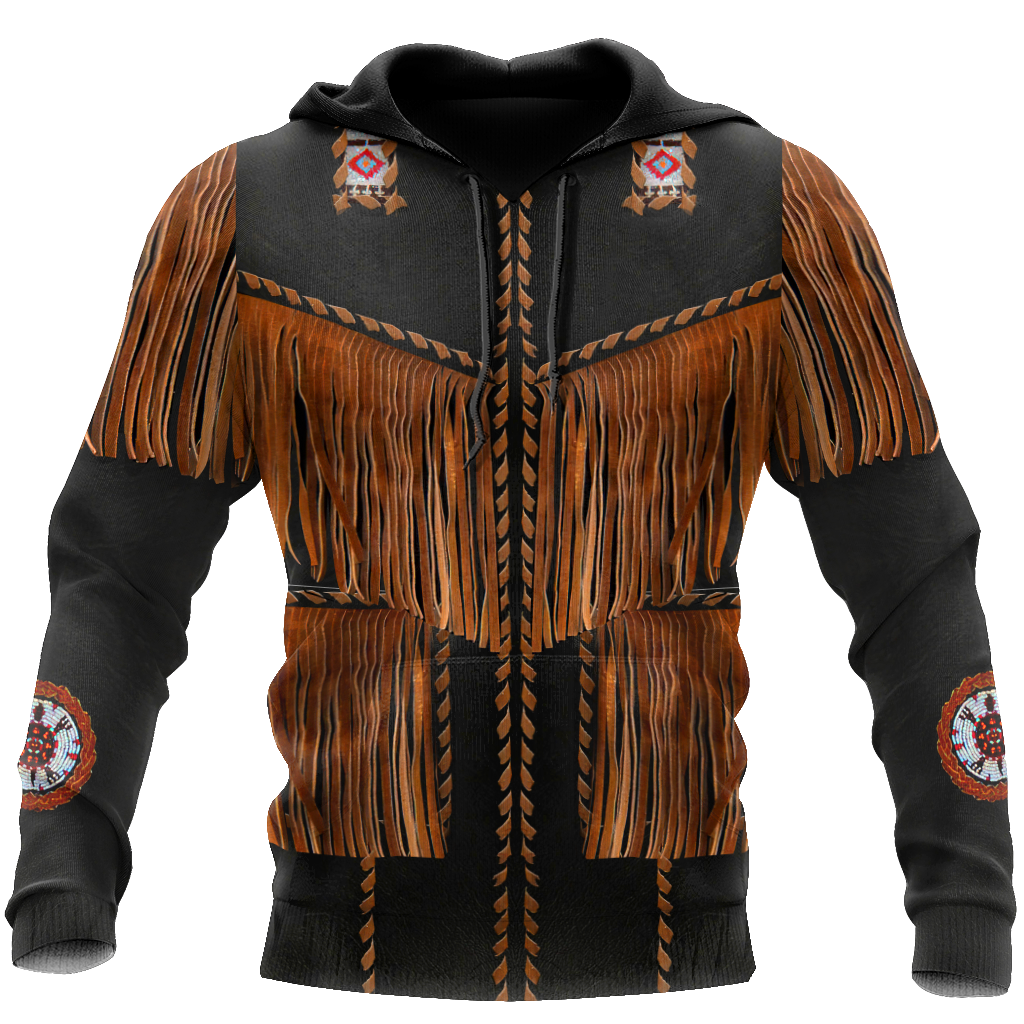 Cowboy Jacket No2 Cosplay 3D Over Printed Unisex Deluxe Hoodie ML