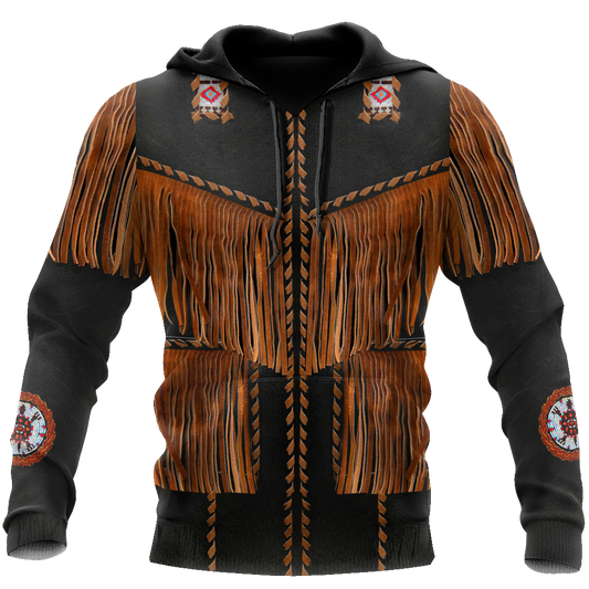 Cowboy Jacket No2 Cosplay 3D Over Printed Unisex Deluxe Hoodie ML