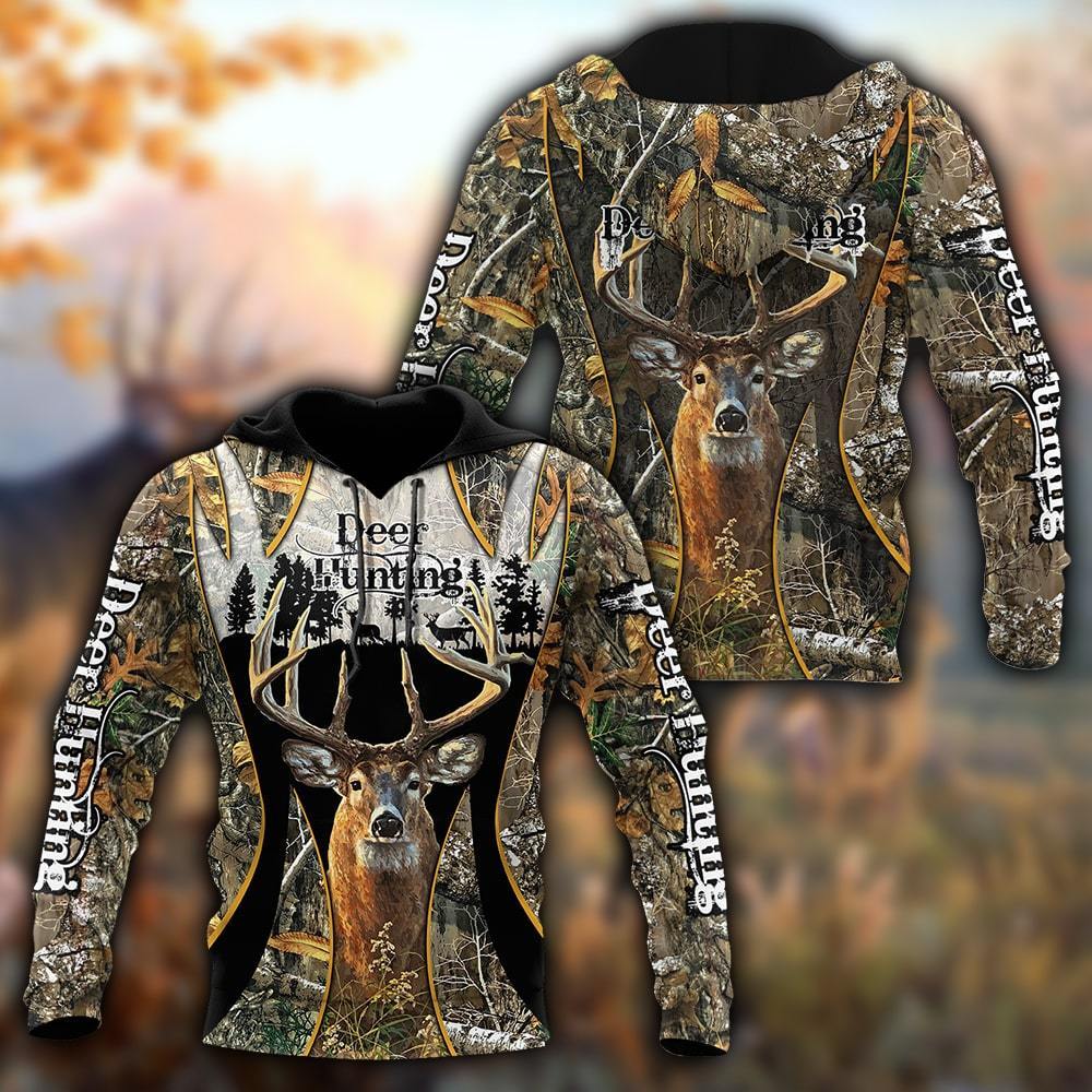 Deer Hunting 3D All Over Printed Shirts For Men AM082056-LAM