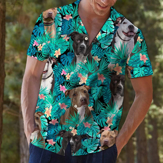 Pitbull Tropical Hawaii Shirt TA0708203