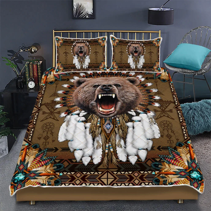 Native American Bear Bedding Set