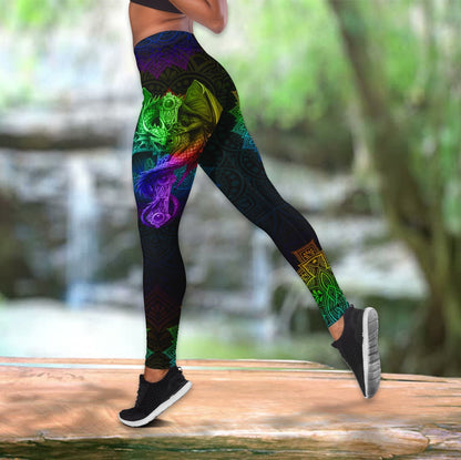 Mandala Dragon Combo Legging + Tank Top TA0820203