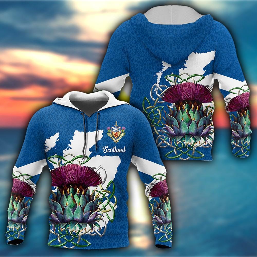 Hoodie Scotland Classic Over Printed Hoodie TP