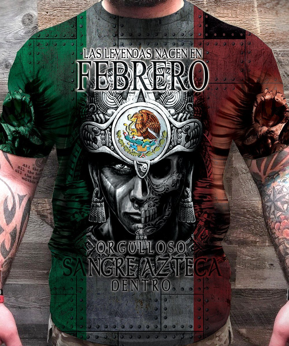 3D All Over Aztec Warrior Mexican 02 Hoodie - Amaze Style™-Apparel