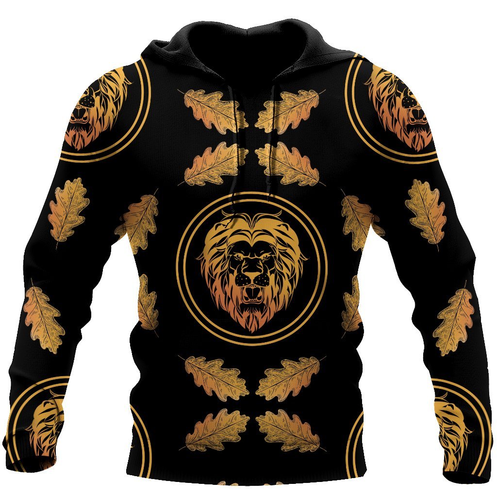 King of Lion Over Printed Hoodie