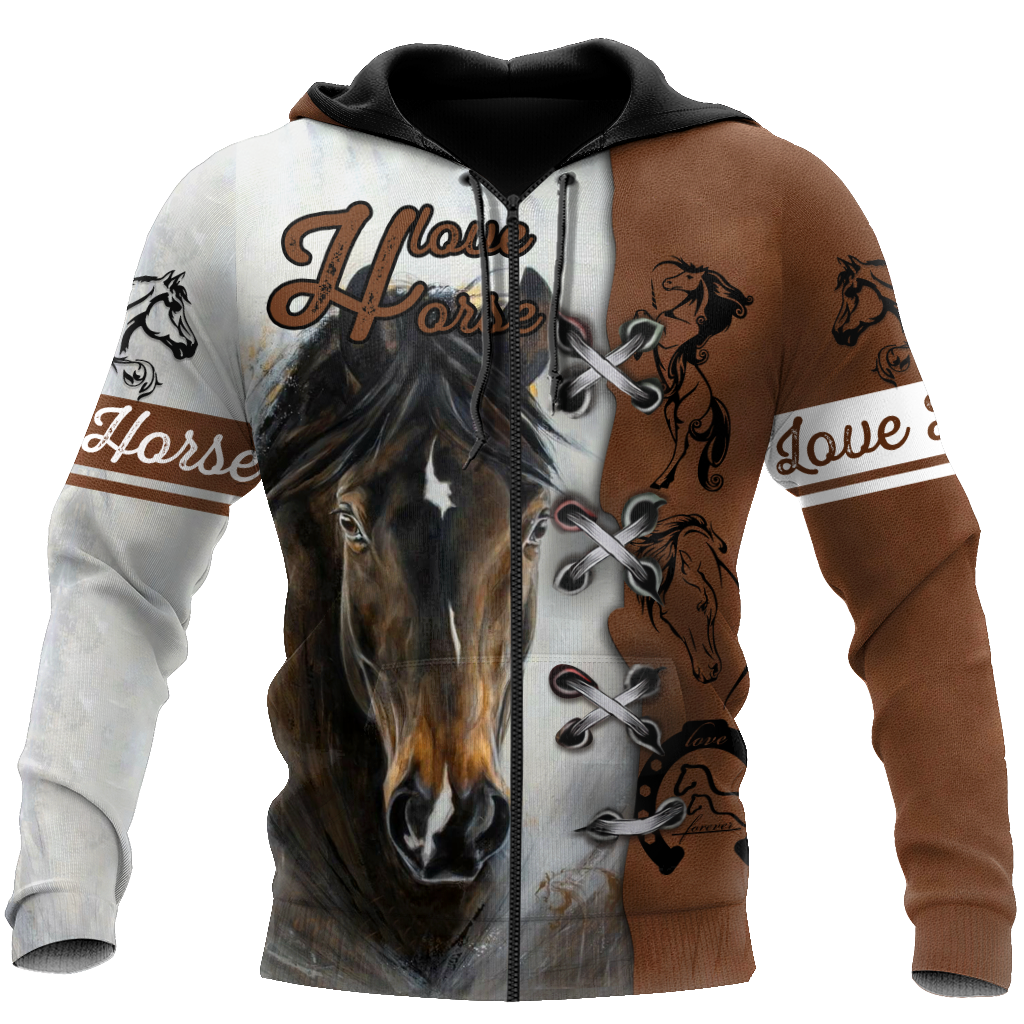 Love Horse 3D All Over Printed Unisex Shirts TNA11132008